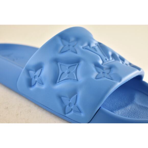 Louis Vuitton Waterfront Mule Bubble Monogram LV Blue Slide Sandal UK 9 US 10 11 main image 10